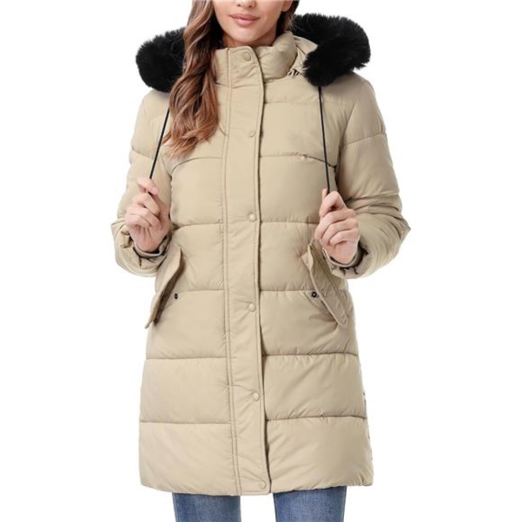Women's Winter Coat Long Waterproof Parka - Warm Snow Jacket F